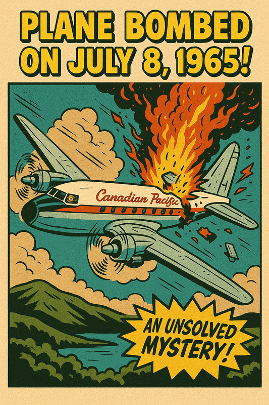 Today In Canadian History July 8: Terror in the Skies: The Unsolved Bombing of CP Flight 21