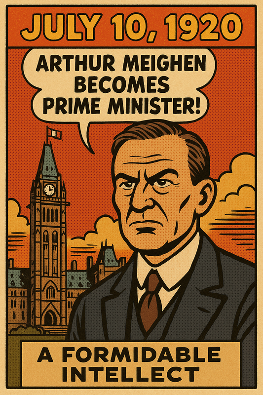 Today In Canadian History July 10: The Scholar in Politics: Arthur Meighen Becomes Prime Minister