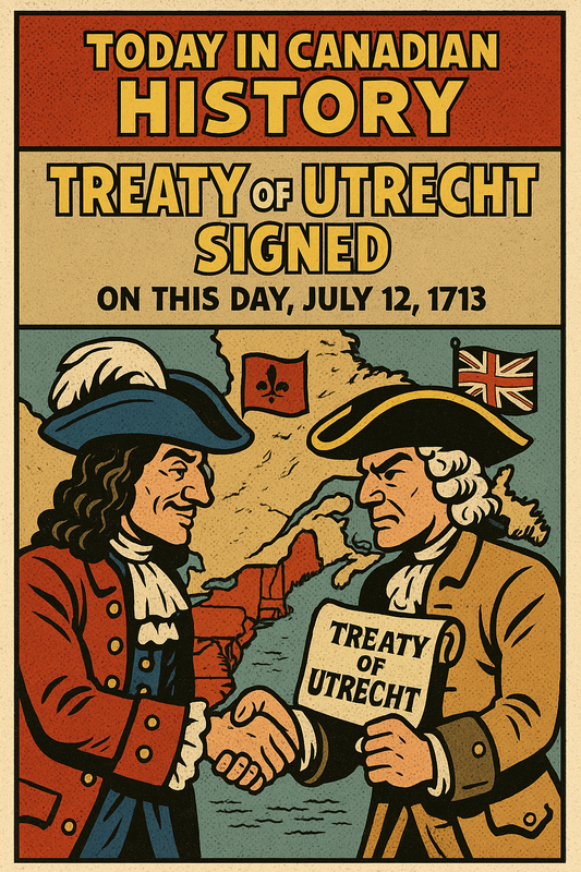 Today In Canadian History July 12: A Stroke of a Pen in Europe, A New Map for Canada: The Treaty of Utrecht