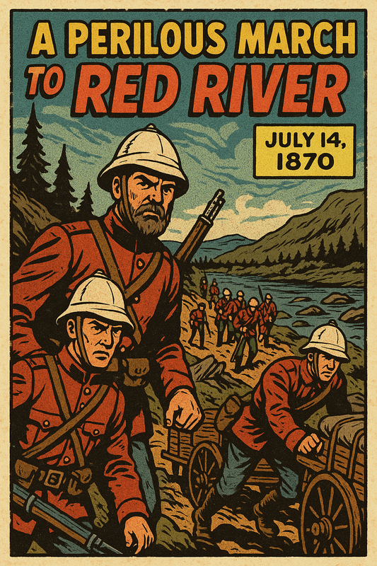 Today In Canadian History July 14: The Wolseley Expedition: Ottawa's Military Answer to the Red River Resistance
