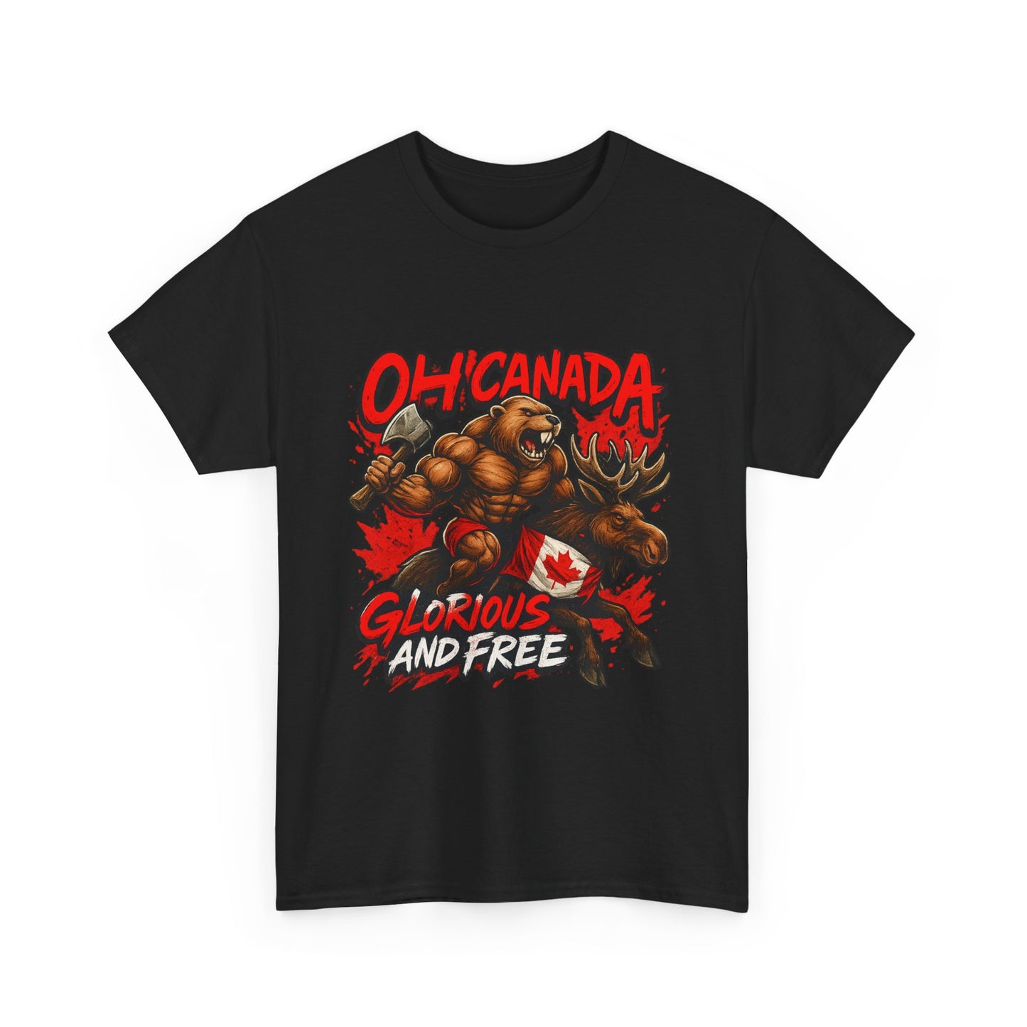 Ride with the North: The "Glorious and Free" Canadian T-Shirt