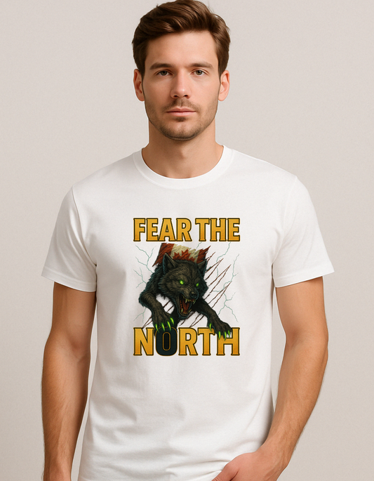 Unleash the Wolf Within: The "Fear the North" Wolf Pack Tee