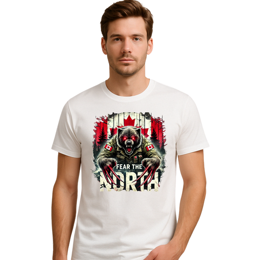 Fear the North T-Shirt | Patriotic Canadian Apparel | Canada Pride