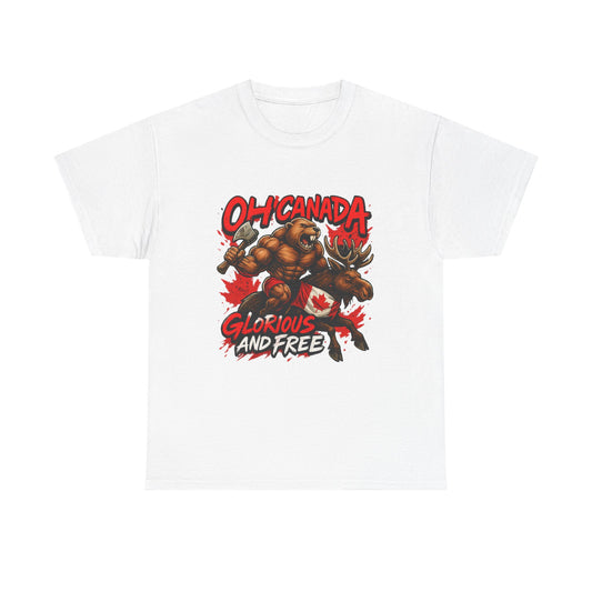 Ride with the North: The "Glorious and Free" Canadian T-Shirt