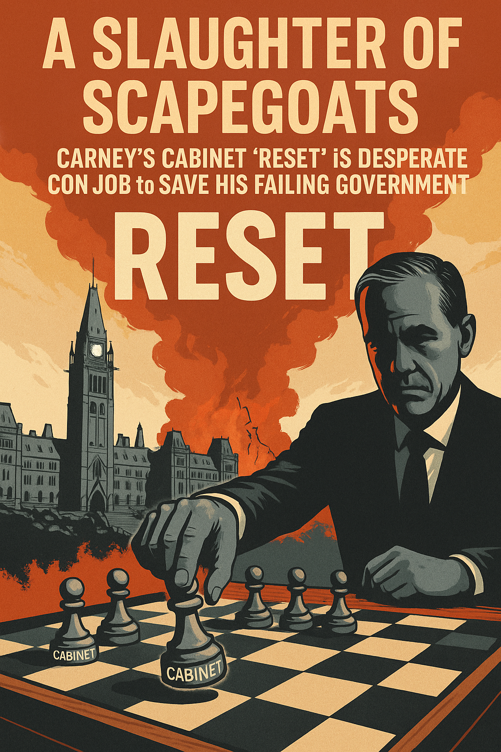 A Slaughter of Scapegoats: Carney’s Cabinet "Reset" is a Desperate Con Job to Save His Failing Government
